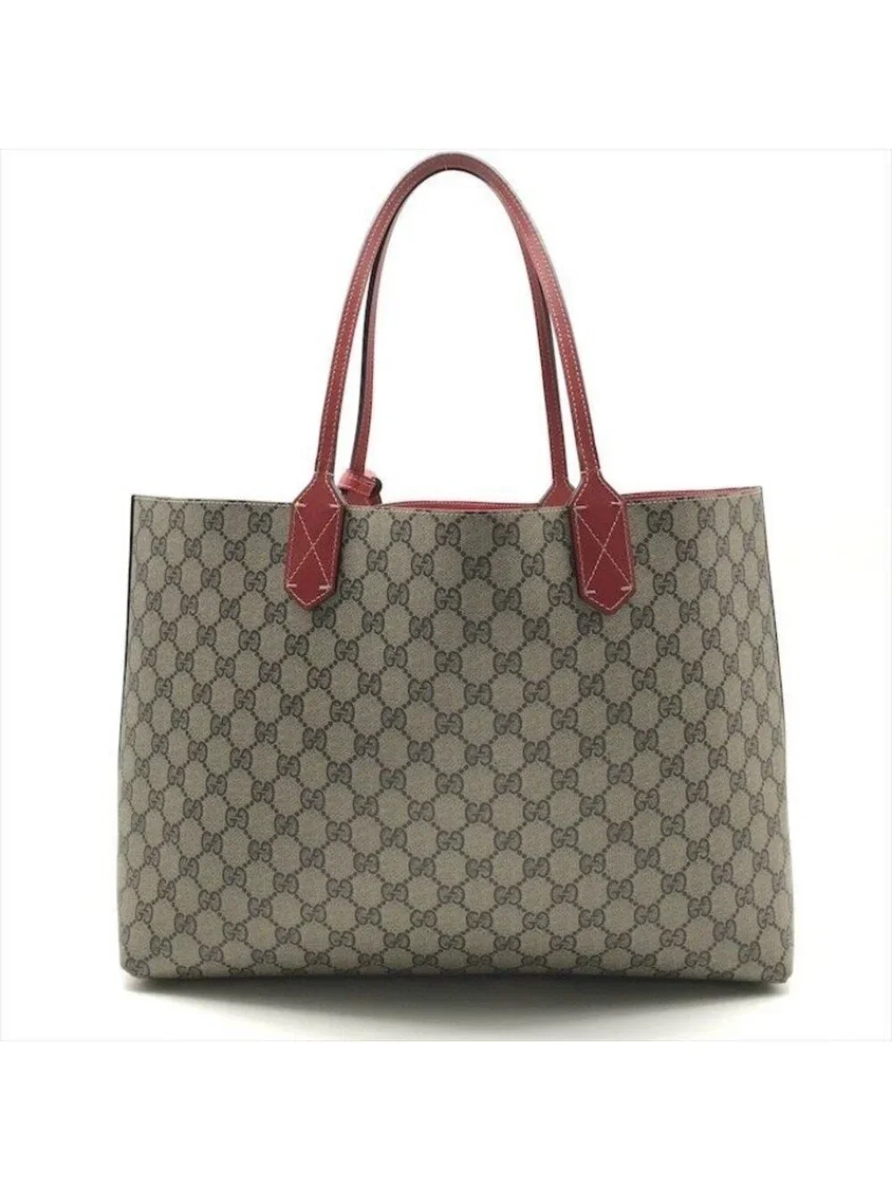 Gucci Tote GG Supreme Reversible Vintage Beige
